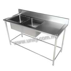 Double Bowl Sink with spacing